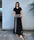 Drape Layered Top & Skirt